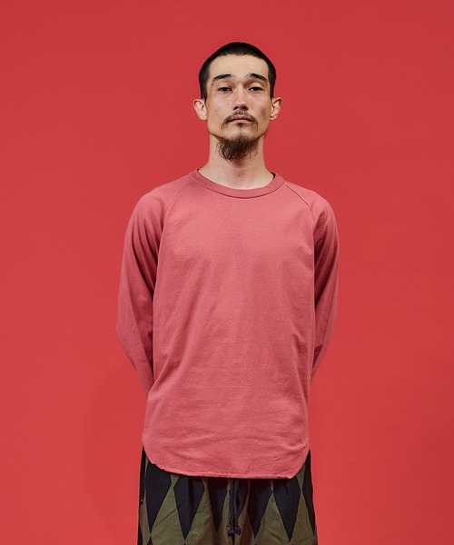 WALLA SPORT tシャツ 3/4 BASEBALL TEE SOLID / ベースボールT