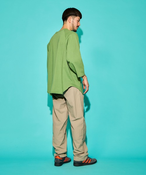 WALLA SPORT tシャツ 3/4 BASEBALL TEE SOLID / ベースボールT