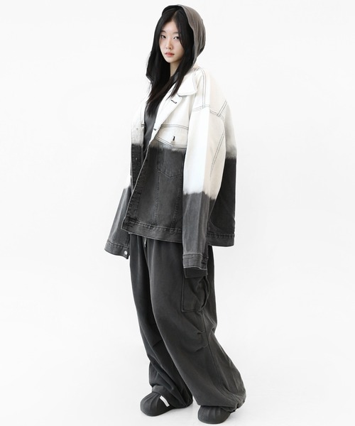 minsobi（ミンソビ） デニムジャケット gジャン ケミカル