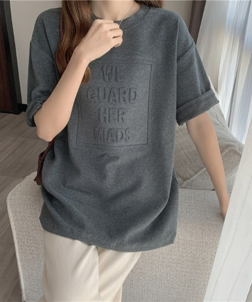 SUKALA　エンボスロゴ　BigTシャツ新品未使用 sakishimatokyo tシャツ エンボス加工ロゴTシャツ レディース