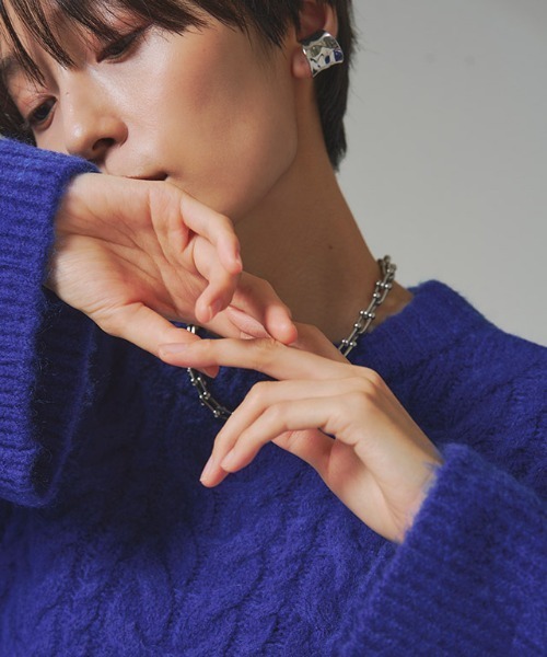 RASW（ラス） ニット セーター 「RASW」モヘア混ワイドスリーブ