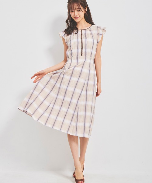 LAISSE PASSE」 ノースリーブワンピース SMALL ピンク レディース 
