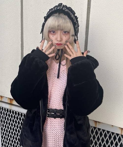 SPINNS（スピンズ） 合皮リボンレースヘッドドレス : ZOZOTOWN Yahoo