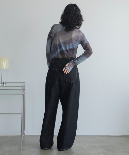 シアーアートインナー tシャツ アート柄シアーインナー/新柄追加 レディース