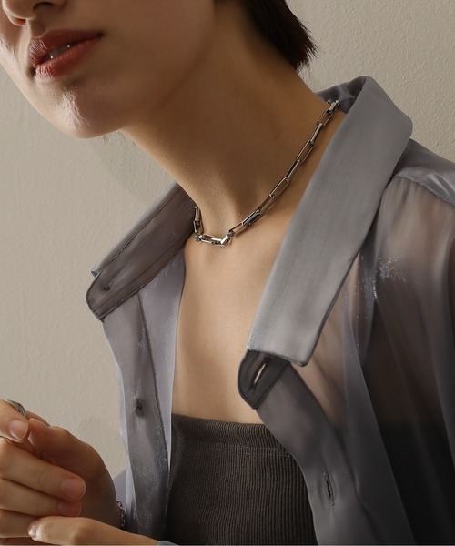 フランスアンティークのチョーカー Loop Choker Headpiece 