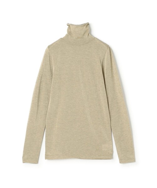 tシャツ スパークリング タートルネックプルオーバー レディース