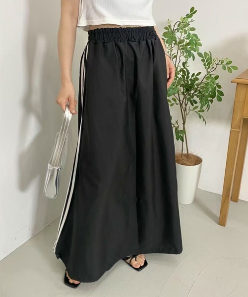 【MUCENT♥] バーデンサイドスリットロングスカート バーデンサイドロングスカート (2Color) - MUCENT | 60
