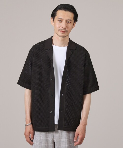 ラウンド  KIKUCHI TAKEO シャツ サマー 「夏の軽羽織」スポンディッシュ トップス