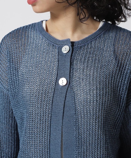 カーディガン DROIT BELLO（ドロイトベロ）ペーパータッチショートカーディガン レディース DROIT BELLO カーディガン BELLO（ドロイトベロ）ペーパータッチ