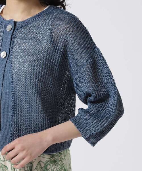 カーディガン DROIT BELLO（ドロイトベロ）ペーパータッチショートカーディガン レディース DROIT BELLO カーディガン BELLO（ドロイトベロ）ペーパータッチ