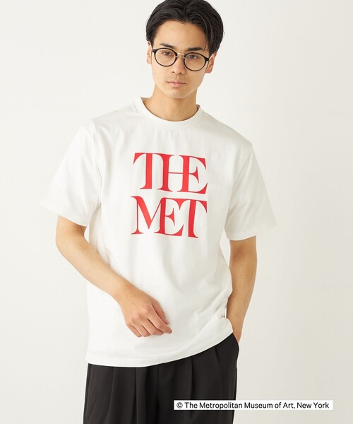 SHIPS Colors tシャツ Colors:THE MET コラボ プリントTシャツ