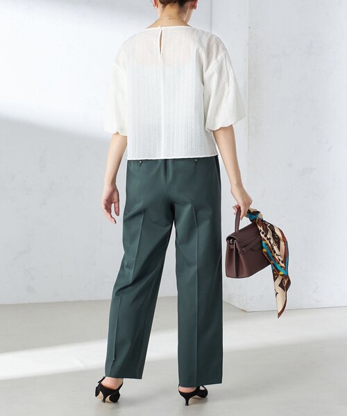 SHIPS（シップス） パンツ 「手洗い可能」ツイル ストレート パンツ