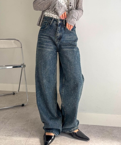 solleim（ソルレム） ワイドパンツ ジーンズ デニム デニムパンツ