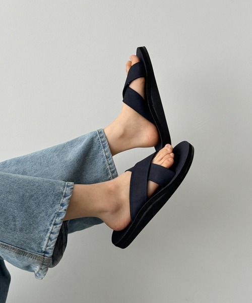 CANAL JEAN サンダル El mar クロスサンダル レディース