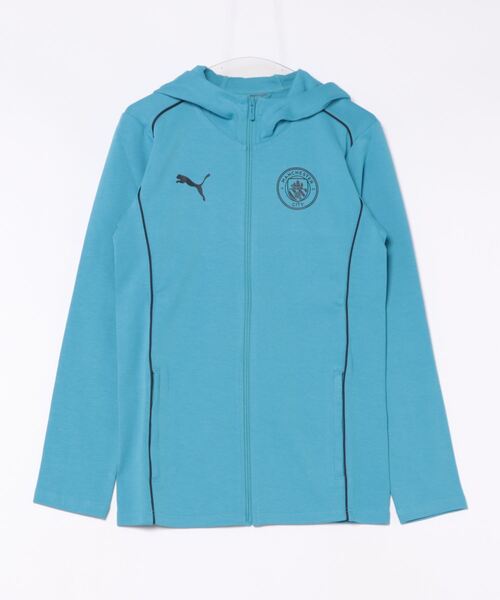 マンチェスター・シティ MCFC PUMA フード付きジャケット Lサイズ PUMA ブルゾン アウター プーマ メンズ マンチェスター シティFC