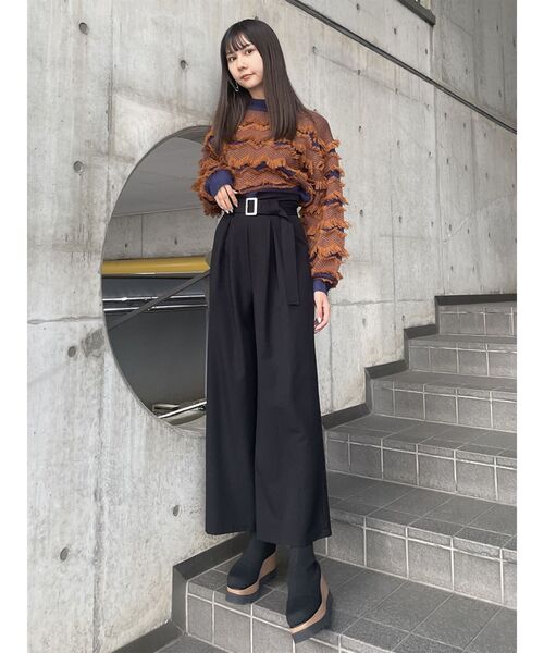 MURUA ブーツ デザインウエッジソックブーツ レディース MURUA ブーツ ウェッジソックブーツ レディース : ZOZOTOWN