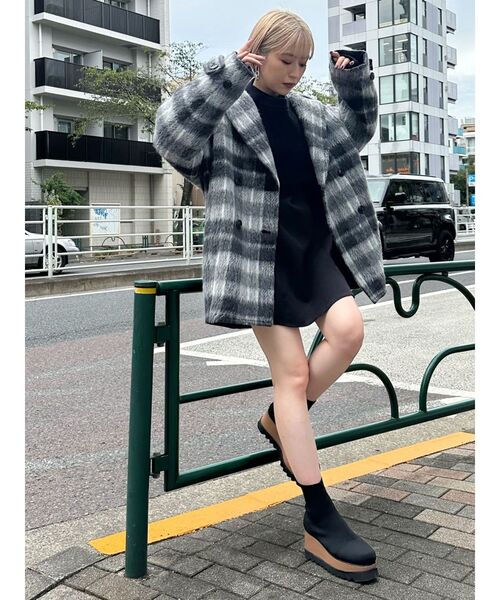 MURUA ブーツ ウェッジソックブーツ レディース : ZOZOTOWN