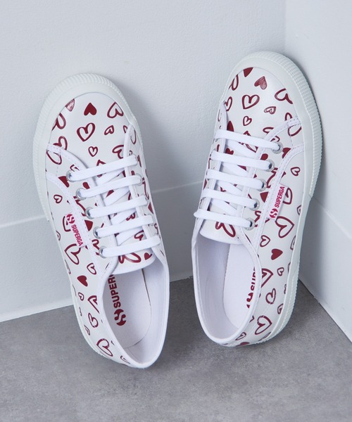 SUPERGA スニーカー 「SUPERGA」2750 FLEA CUTE HEARTS PRINT