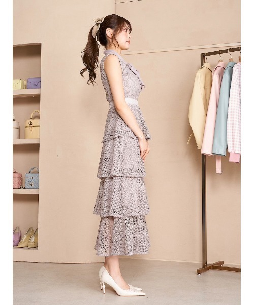 ノースリーブ ワンピース　darich ダーリッチ Darich タータンチェックノースリミニワンピース