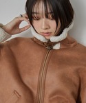 ムートンコート ボアコート 「襟元2WAY&選...の詳細画像3