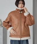ムートンコート ボアコート 「襟元2WAY&選...の詳細画像5