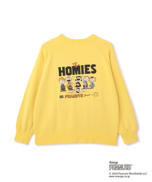 トレーナー スウェット 「AVIREX×PEANUTS」HOMIES  SWEAT/アヴィレックス×ピーナッツ ホーミーズ スウェット レディース PEANUTS トレーナー スウェット 「AVIREX×PEANUTS」HOMIES SWEAT