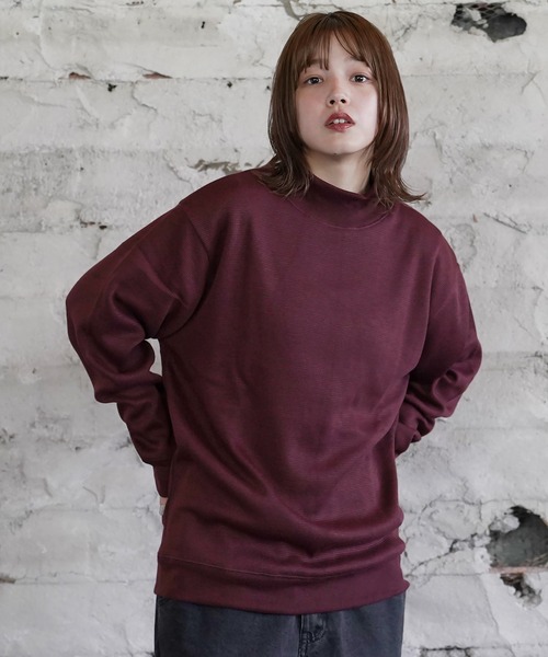 BASERANGE 100% MERINO WOOL リブニット モックネック BASERANGE 100% MERINO WOOL リブニット モックネック - メルカリ