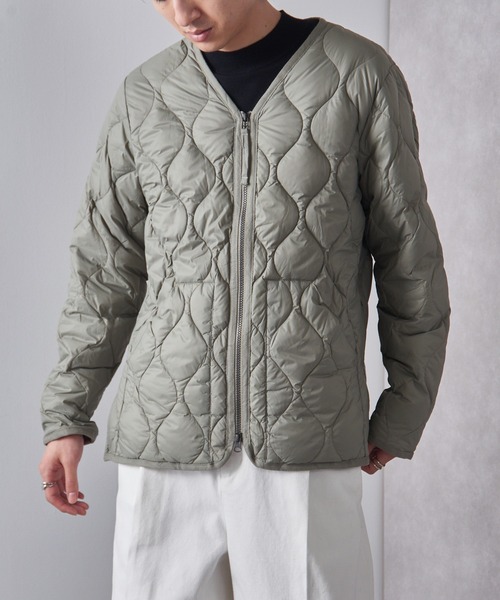 TAION ダウンジャケット ダウン 「TAION」MILITARY W-ZIP V NECK