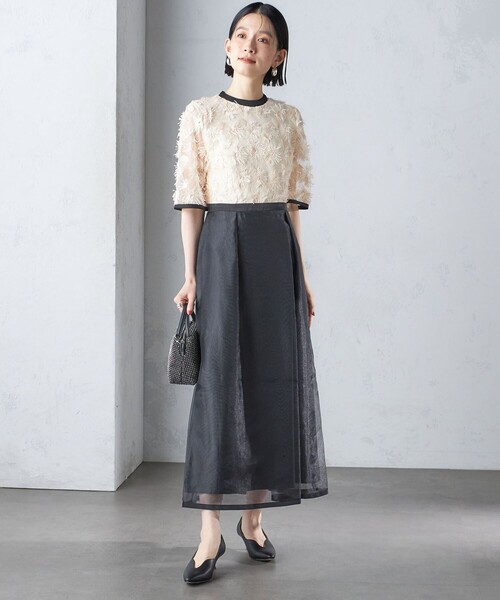 kaene ワンピース 「結婚式・パーティ」kaene:エンブロイダリー