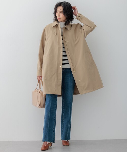 ニット セーター 「Oggi2月号掲載/洗える」ウールカシミヤ ボーダー ニット レディース 23区｜【Oggi2月号掲載/洗える】ウールカシミヤ ボーダー ニット