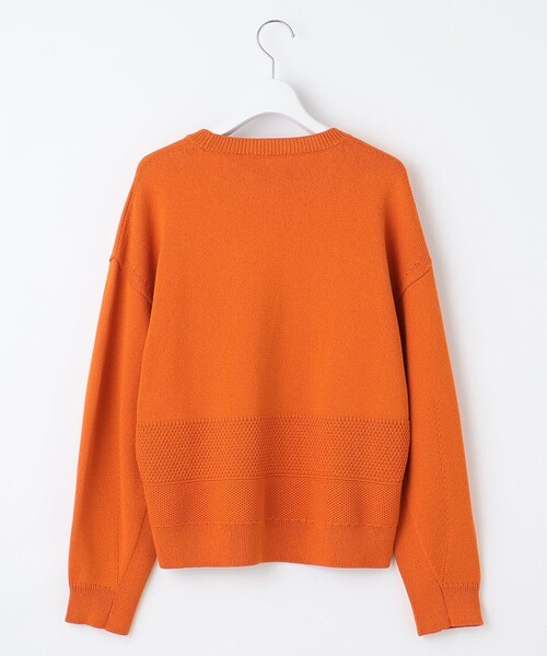 REREBEAUTY & YOUTH オレンジ ニットセーター ビューティー＆ユース ユナイテッドアローズのメンズのニット