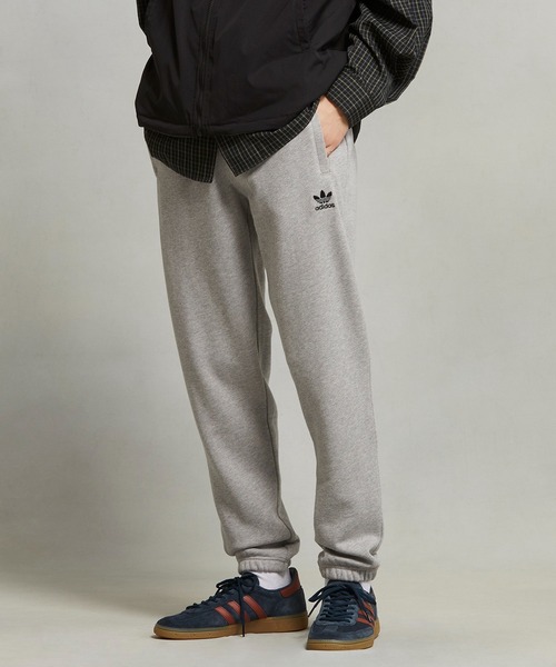 ADIDAS メンズ スウェットパンツ ESSENTIAL PANT フェザーグレー adidas スウェットパンツ ジャージ トレフォイル エッセンシャル