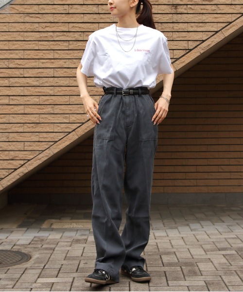 tシャツ THE SHINZONE/シンゾーン　ビストロメニューTEE　BISTRO MENU TEE　25SMSCU14 レディース THE SHINZONE tシャツ SHINZONE/シンゾーン ビストロメニューTEE