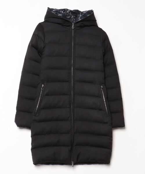 DUVETICA デュベティカ ダウンコート 黒 38 DUVETICA（デュベティカ） ダウンコート 38 ブラック レディース