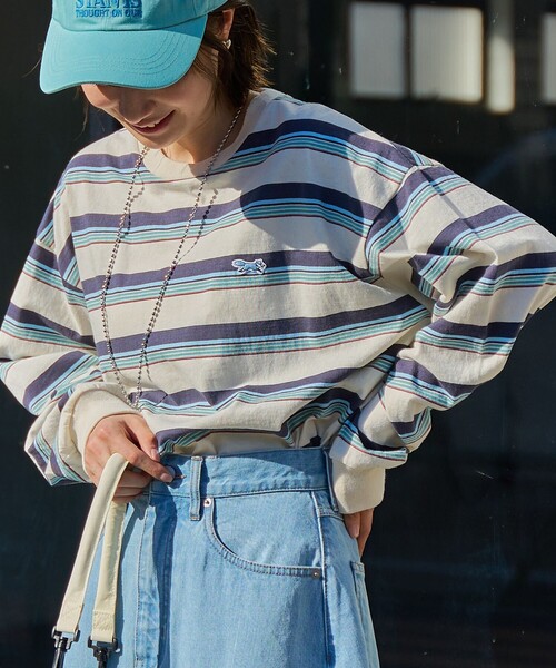 tシャツ Penneys（ぺニーズ）別注アソートボーダーロングスリーブTシャツ レディース | PENNEYS | 01