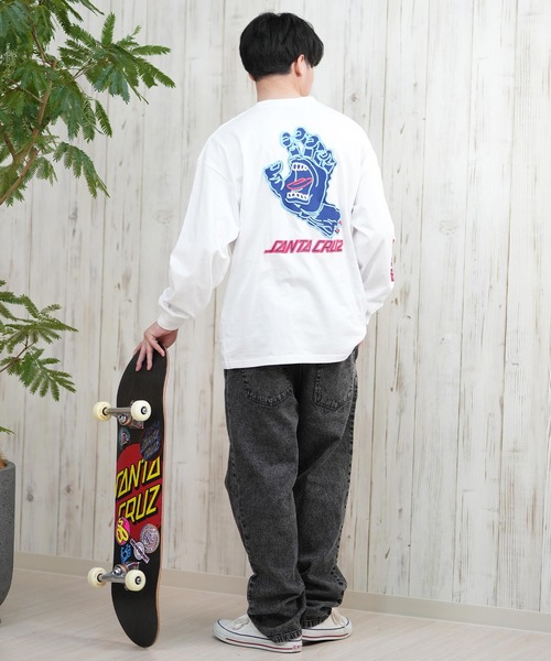tシャツ 「ムラサキスポーツ限定」SANTACRUZ/サンタクルーズ ロンT バックプリント/発砲プリント ユニセックス 502243405 メンズ | SANTA CRUZ | 08