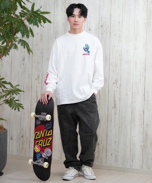 tシャツ 「ムラサキスポーツ限定」SANTACRUZ/サンタクルーズ ロンT バックプリント/発砲プリント ユニセックス 502243405 メンズ | SANTA CRUZ | 07