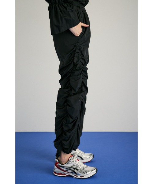 HeRIN.CYE スラックス パンツ Side gather pants サイドギャザーパンツ