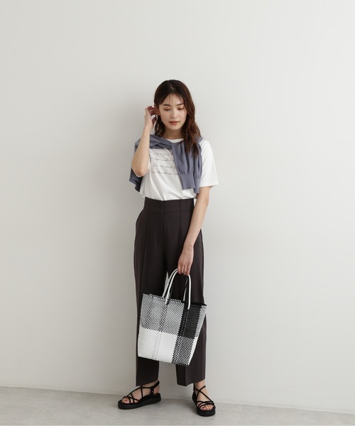 Natural Beauty Basic 半袖Tシャツ　チャコールグレー NATURAL BEAUTY BASIC 「NATURAL BASIC」 半袖Tシャツ MEDIUM