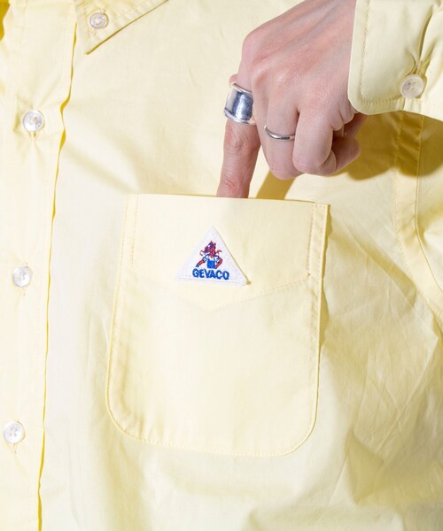 GEVACO シャツ 「EXCLUSIVE」「GEVACO/ゲバコ」ベーシックボタン