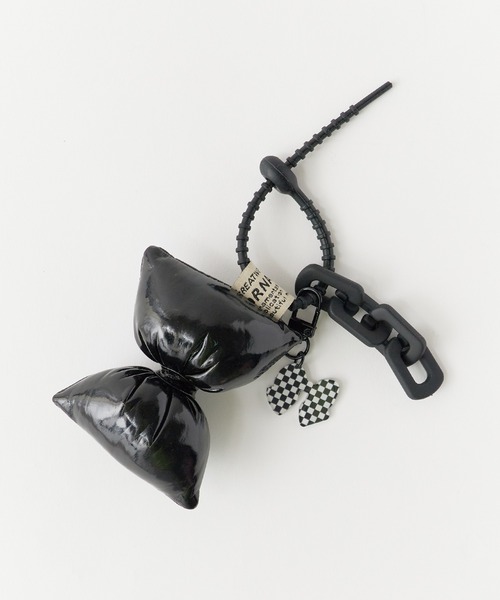 ROOP TOKYO キーホルダー Fluffy cushion ribbon key holder/ふっくら