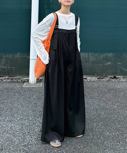サロペット オーバーオール 「CORNERS by KR」ワイドサロペット