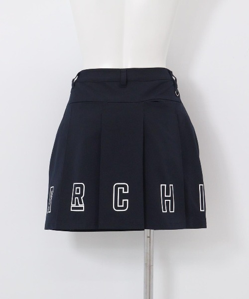 archivio プリーツスカート 29.0 (36) archivio スカート 「LADIES」バックロゴプリーツ撥水スカート