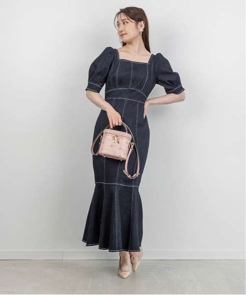 RANDA（ランダ） ショルダーバッグ バッグ 2WAY フラワー刺繍バニティ