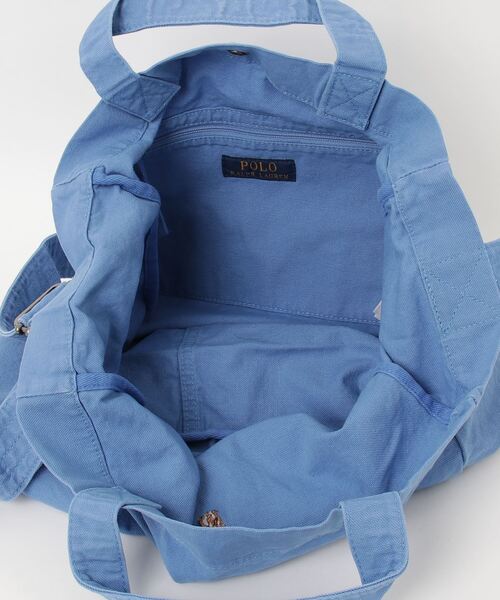 POLO RALPH LAUREN トートバッグ キャンバス ショッパー トート