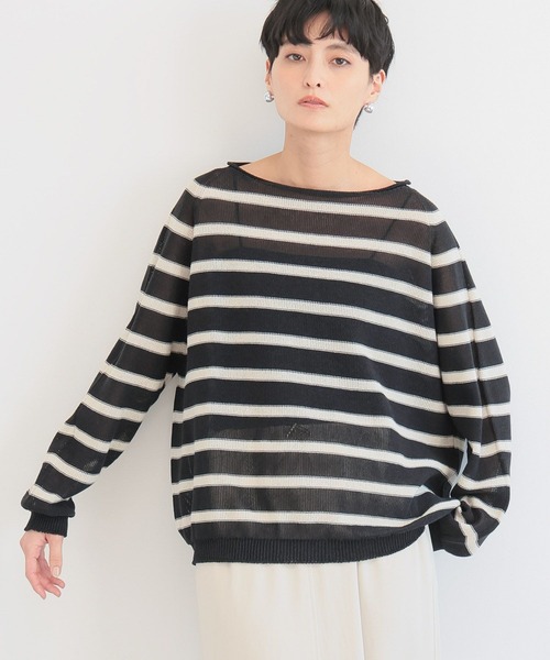 BARNYARDSTORM ボーダーペーパーニット 本日限定値下げ BARNYARDSTORM｜ボーダーペーパーニット | Rakuten Fashion(楽天