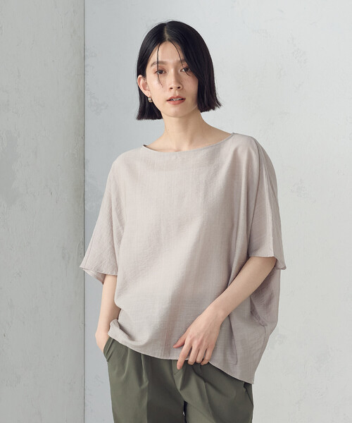 COMME CA ISM（コムサイズム） ブラウス シャツ 日本の色 ニュアンスT