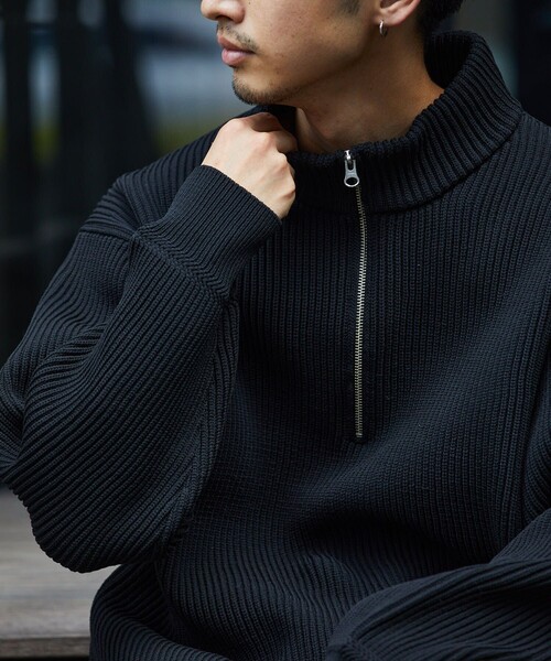 「FREAK'S STORE」 長袖ニット SMALL グリーン メンズ