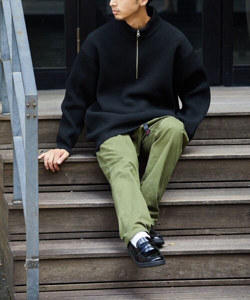 「FREAK'S STORE」 長袖ニット SMALL グリーン メンズ