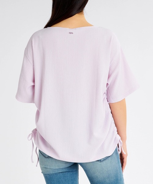 tシャツ BILLABONG レディース UTILITY STRIPED CREPE SS TEE サーフTシャツ 「2025年春夏モデル」/ビラボン BILLABONG ラッシュガード レディース UTILITY STRIPED CREPE SS